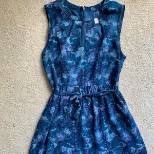 Blue Patterned Dress
